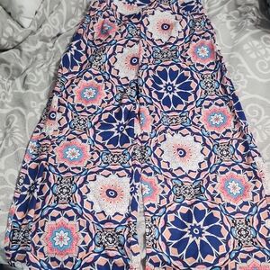 Elegant Geometric Patterned Skirt